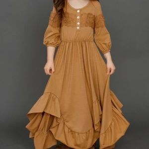 NWT Joyfolie Elvia Dress in Marigold (size 12)